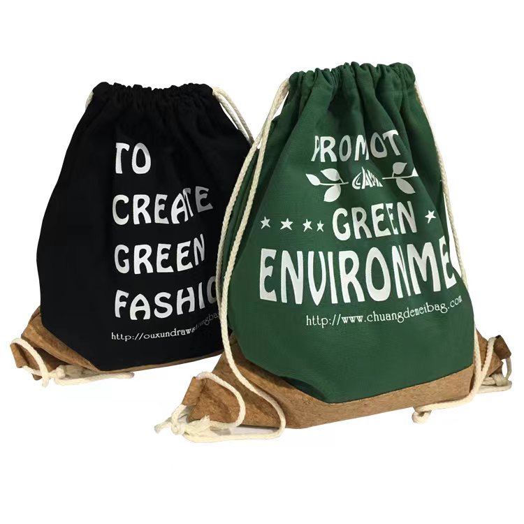 포장 가방 캔버스 Drawstring 가방